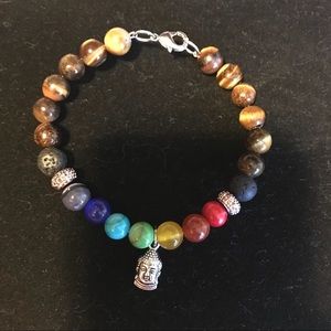Chakra buddha bracelet